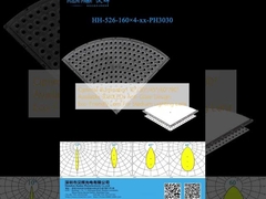 최적 조명 10°/30°/45°/60°/90° 사용 가능 3030LED 반등 경기장 조명 렌즈