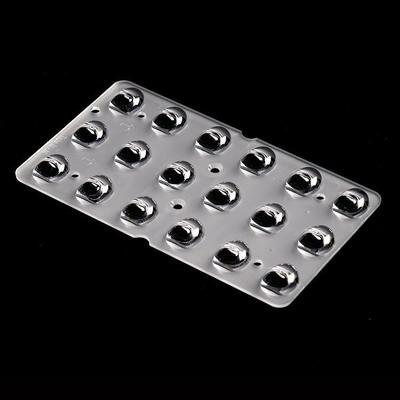 18*4 pcs 3030&2835 LEDs Light Weight Light Output Uniformity Lens For Street Lighting 