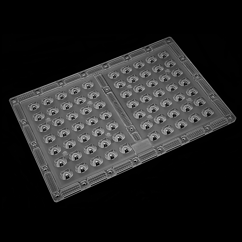 290×190mm Size Lens 280pcs 3030LEDs Eco Material High Transmittance Parking Lot Lighting Lens